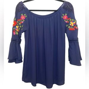 REVOLVE Vava by joy Han embroidery medium festival top
